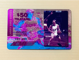 Mint USA UNITED STATES America ACMI Prepaid Telecard Phonecard, Larry Bird Series $50 Card (200EX), Set Of 1 Mint Card - Sammlungen