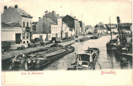 CPA  Carte Postale Belgique Bruxelles Quai De Mariemont  Début 1900  VM74817ok - Hafenwesen