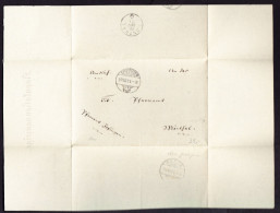 1871 Amtsbrief Aus Zofingen über Brugg Nach Mönthal. Rückseitig Ankunftsstempel - ...-1845 Préphilatélie