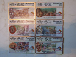 SET   PAPUA  NOUVELLE GUINEE   EXPO SEVILLE 92    6 CARDS  MINT  203D - Papoea-Nieuw-Guinea