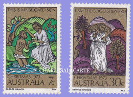 AUSTRALIA 1973  CHRISTMAS   S.G. 554-555  U.M. N.S.C. - Neufs