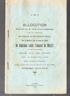 Polignac (32) Allocution Du Capitaine Louis-edouard De Malet  1921  (PPP45814) - Midi-Pyrénées