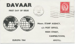 GB Davaar Island COLLECTION 1964/6 7 Different FDC's All Rare EUROPE-CEPT Issues Extremely Rare As Well As Two DIANA FDC - Storia Postale