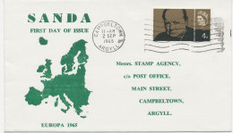 GB SANDA ISLAND COLLECTION 1962/6, 7 Different EUROPA-FDC's In Superb Condition, Extremely Rare - Storia Postale