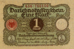 BILLET BERLIN 1 MARK 1920 - Zonder Classificatie