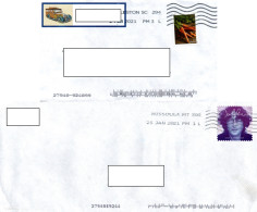 USA 2021, 2 Envelopes - Cartas & Documentos
