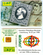 TWK P&T Luxembourg-Telefonwertkarte TP11 04.97 JUVALUX Briefmarke De Schwaarze Kapp Luxemburg Lëtzebuerg Telefonkarte - Luxembourg