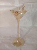 Bicchiere In Vetro Soffiato Anni '60 - 70 - Glass & Crystal