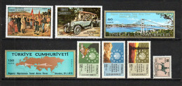 Turquía   1969-70  .-  Y&T   Nº   1928/1929-1930-1931/1932-1933/1935   ** - Ungebraucht