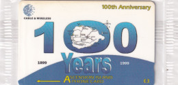 ASCENSION ISL.(GPT) - 100 Years 1899-1999, CN : 308CASA/C(normal 0), Tirage 1000, Mint - Ascension