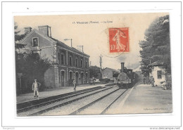 86 - VIVONNE : La Gare, Train Beau Plan - Vivonne