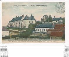 Carte De LUCHEUX   Le Château  ( Colorisée ) ( Recto Verso ) - Lucheux