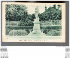 Carte De HERY  Monument Aux Morts ( Recto Verso ) - Hery