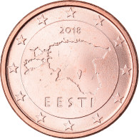 Estonia, Euro Cent, 2018, SPL, Copper Plated Steel, KM:New - Estland