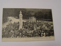 CREUSE-CHAMBON SUR VOUEIZE-INAUGURATION DU MONUMENT AUX MORTS POUR LA PATRIE 1ER OCT 1922 ANIMEE - Chambon Sur Voueize