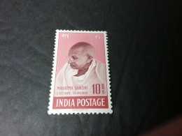 India 1948 Mahatma Gandhi Mourning 10r Mounted Mint, NICE COLOUR As Per Scan - Nuovi