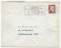 REUNION - Env. Affr 12F CFA Decaris - OMEC "XIe Salon Des Arts" - St Denis 31/10/1964 - Brieven En Documenten