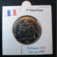 France 1996 5 Francs Type Hercule (réf Gadoury N°777) - 5 Francs