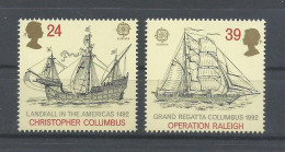 GRAN BRETAÑA      YVERT    1619/20   MNH  ** - Christopher Columbus