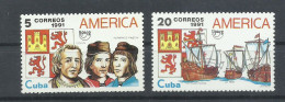 CUBA  YVERT  3153C/D  MNH  ** - Christopher Columbus