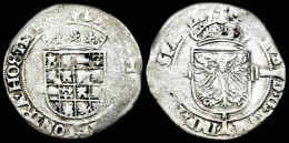 Southern Netherlands Brabant Karel V (Charles Quint) 1/2 Silver Real No Date - 1556-1713 Países Bajos Españoles