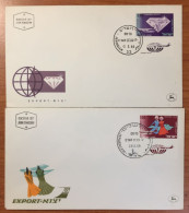 1968 Israel - Air Mail Fashion Export Aviation And Israeli Diamonds Export - 133 - Lettres & Documents