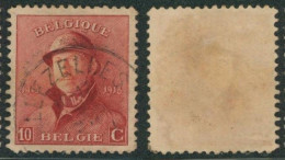 Roi Casqué - N°168 Obl Simple Cercle "Ellezelles" / Frappe Légère - 1919-1920 Trench Helmet
