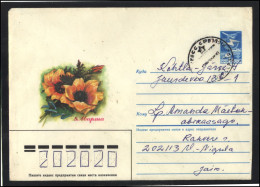 RUSSIA USSR Stationery USED ESTONIA AMBL 1283 RAKVERE International Women Day Flora Flowers - Non Classés