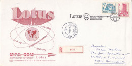 SCIENCE, COMPUTERS, IT COMPANY ADVERTISING, REGISTERED SPECIAL COVER, 1993, ROMANIA - Informatik