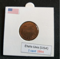 Etats-Unis 1 Cent 1994 - 1959-…: Lincoln, Memorial Reverse