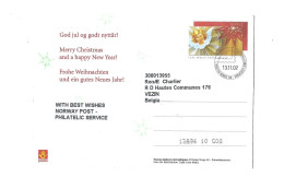 Entier Postal "Noël" Expédié à Vezin (Belgique). Format: 12 X 18 Centimètres. - Interi Postali