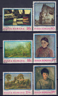 Rumänien 1974 - Impressionismus, Nr. 3175 - 3180, Gestempelt / Used - Gebraucht