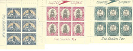 SOUTH AFRICA, 1948, Booklet 18 Bookletpanes, All Mint: Springbok, Van Riebeeck's Ship, Gold Mine - Postzegelboekjes