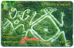 St. Kitts & Nevis - Carib Petroglyphs - 166CSKA - St. Kitts & Nevis