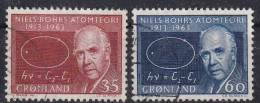 GROENLAND 1963 - Canceled - Mi 32,33 - Used Stamps