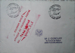 O 4  Lettre Attaque Courrier Postal 1988 - Unfallpost
