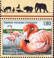 UNO-Genf ONU-Genève 1998: Zu 338 Mi 331 Yv 390 Kuba-Flamingo (Phoenicopterus Ruber)  ** Zum Postpreis à La Faciale - Flamants