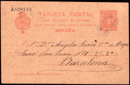 Barcelona - Edi O EP 42 - Entero Postal Mat Cartería "Barcelona - S. Juan Despí" - 1850-1931