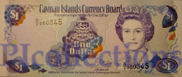 CAYMAN ISLANDS 1 DOLLAR 1996 PICK 16b UNC LOW SEIAL NUMBER "000345" - Kaaimaneilanden