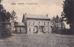 NANDRIN Propriété Fabry Carte Postée En 1913 Pour Chaudfontaine Dos Divisé - Nandrin