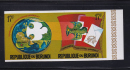 Burundi 1974 UPU Imperf MNH  15711 - Unused Stamps