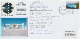 USA. IceCube Neutrino Observatory, Letter From US South-Pole Station, With Signatures Of Scientists In 2009. RARE-SCARCE - Climate & Meteorology