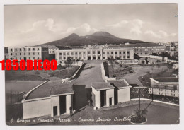 SAN GIORGIO A CREMANO - CASERMA ANTONIO CAVALLERI F/GRANDE VIAGGIATA 1957 ANIMAZIONE - San Giorgio