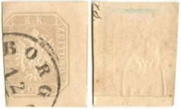 AUSTRIA 1863 - FRANCOBOLLO PER GIORNALI Kr. 1,05 USATO (ZEITUNGSMARKE) - MICHEL 29 - Periódicos