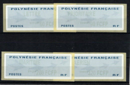 Polynesie - Distributeurs - YV 8 à 11 N** MNH Luxe Complète , Cote 20,50 Euros , Pas Courant - Franking Labels