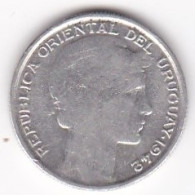 Uruguay. 20 Centesimos 1942, En Argent , KM# 29 - Uruguay