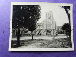 Reportage 14 X Ancien Photo  Ruines Eglise  Nivelle ? Belgique ?? - Eglises Et Couvents