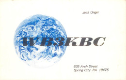 CARTE QSL : SPRING CITY. PENNSYLVANIA .1978. - Other & Unclassified