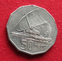 Fiji 50 Cents 1995 KM# 54a  *VT - Fidji