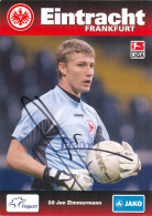 AK Jan Zimmermann SGE Eintracht Frankfurt 09-10 Obertshausen SV Darmstadt 98 1. FC Heidenheim Brenz TSV 1860 München - Autographes